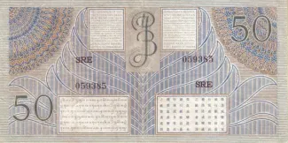 Indonesia 50 Gulden/Roepiah, 1946 reverse