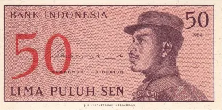 Indonesia 50 Sen, 1964 image