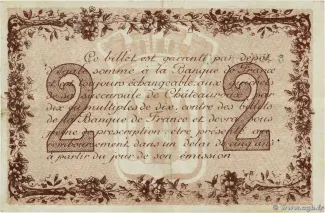 Indre, Department of 2 Francs, 1915 reverse
