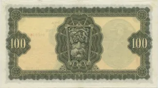 Ireland 100 Pounds, 1943-1959 reverse