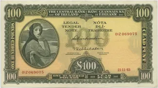 Ireland 100 Pounds, 1977 image