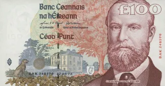 Ireland 100 Pounds, 1996 image