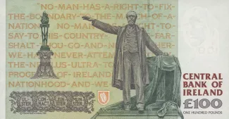 Ireland 100 Pounds, 1996 reverse