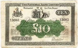Ireland 10 Pounds, 1918 image