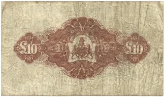 Ireland 10 Pounds, 1922-1927 reverse