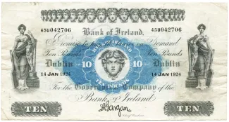 Ireland 10 Pounds, 1925 image