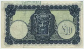 Ireland 10 Pounds, 1928-1933 reverse