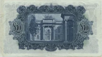 Ireland 10 Pounds, 1929 reverse