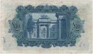 Ireland 10 Pounds, 1929 reverse