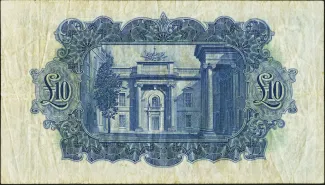 Ireland 10 Pounds, 1929-1939 reverse
