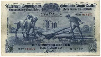 Ireland 10 Pounds, 1939 image