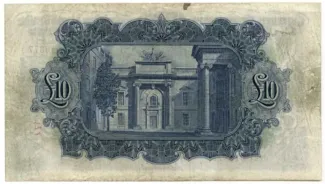 Ireland 10 Pounds, 1929-1939 reverse