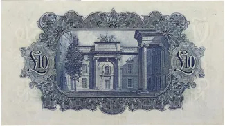Ireland 10 Pounds, 1929-1939 reverse