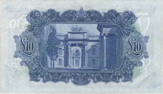 Ireland 10 Pounds, 1929-1939 reverse