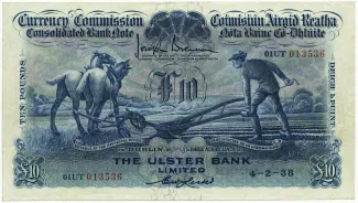 Ireland 10 Pounds, 1939 image