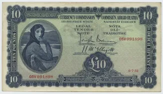 Ireland 10 Pounds, 1940 image