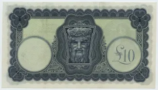 Ireland 10 Pounds, 1941-1942 reverse