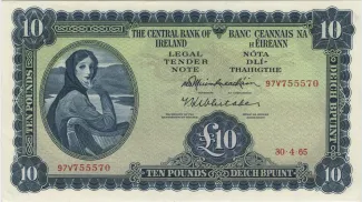 Ireland 10 Pounds, 1976 image