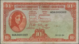 Ireland 10 Shillings, 1937 image