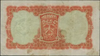 Ireland 10 Shillings, 1928-1937 reverse