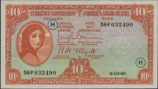 Ireland 10 Shillings, 1941 image