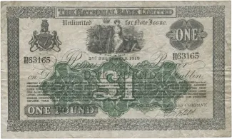 Ireland 1 Pound, 1919 image