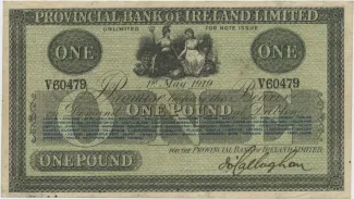 Ireland 1 Pound, 1919 image