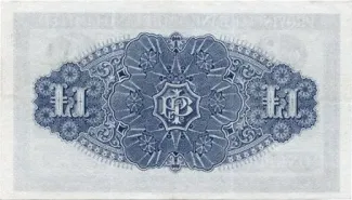 Ireland 1 Pound, 1920-1927 reverse