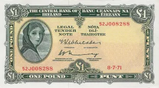 Ireland 1 Pound, 1976 image