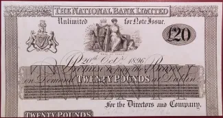 Ireland 20 Pounds, 1900 image