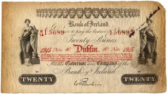 Ireland 20 Pounds, 1919 image