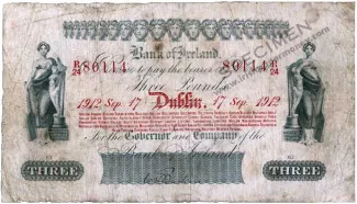 Ireland 3 Pounds, 1914 image
