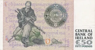 Ireland 50 Pounds, 1995-2001 reverse