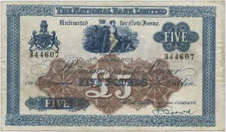 Ireland 5 Pounds, 1926 image