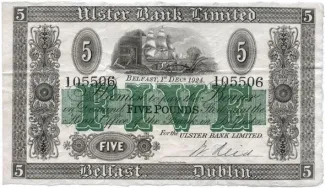 Ireland 5 Pounds, 1924 image