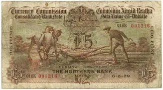 Ireland 5 Pounds, 1933 image