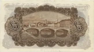 Ireland 5 Pounds, 1929-1939 reverse
