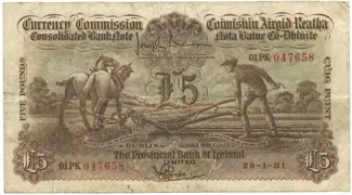 Ireland 5 Pounds, 1939 image