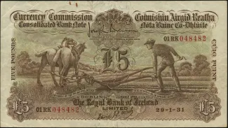Ireland 5 Pounds, 1939 image
