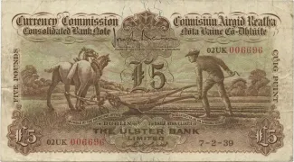 Ireland 5 Pounds, 1939 image