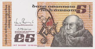 Ireland 5 Pounds, 1993 image