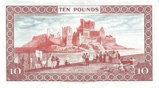 Isle of Man 10 Pounds, 1979-1991 reverse