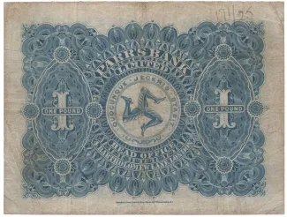 Isle of Man 1 Pound, 1906 reverse