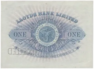 Isle of Man 1 Pound, 1919-1921 reverse