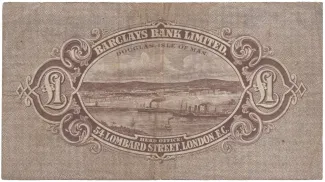 Isle of Man 1 Pound, 1924-1960 reverse