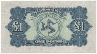 Isle of Man 1 Pound, 1929-1955 reverse