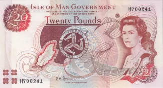 Isle of Man 20 Pounds, 2007 obverse