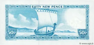 Isle of Man 50 New Pence - Elizabeth II, 1979 reverse