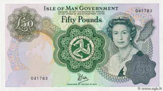 Isle of Man 50 Pounds, 1983 obverse