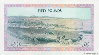 Isle of Man 50 Pounds, 1983 reverse